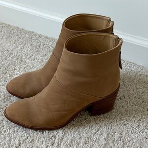 Nisolo Dari Ankle Booties Almond Tan Boots 7
